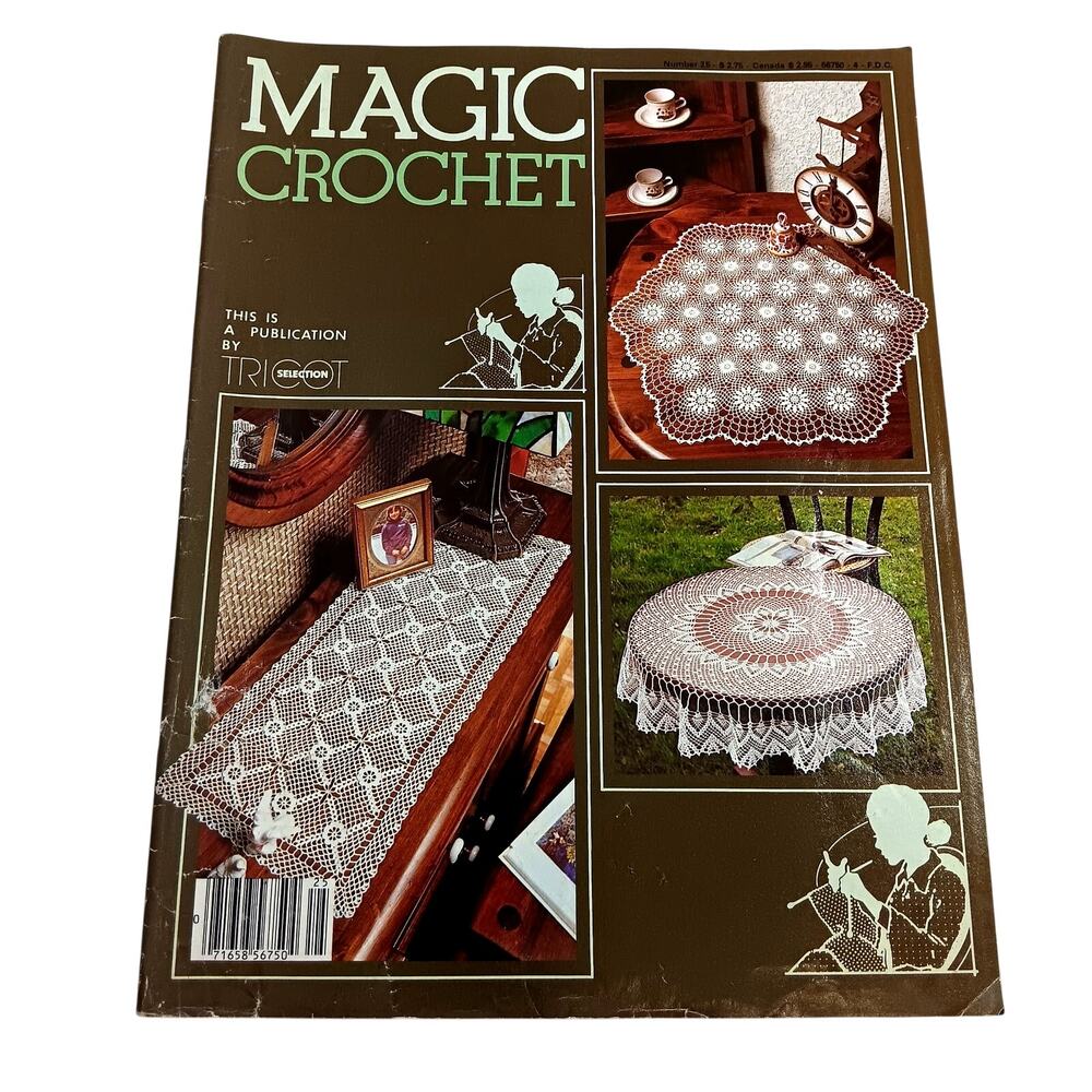 Vintage 1983 Magic Crochet Magazine of Patterns and Projects